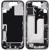 Mid-Frame Housing W/ Charging Port Flex & Small Parts For iPhone 17 (US Version) (Pull) (White)