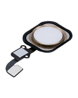 Home Button With Flex For iPhone 6 / 6 Plus (Gold) (Pull)