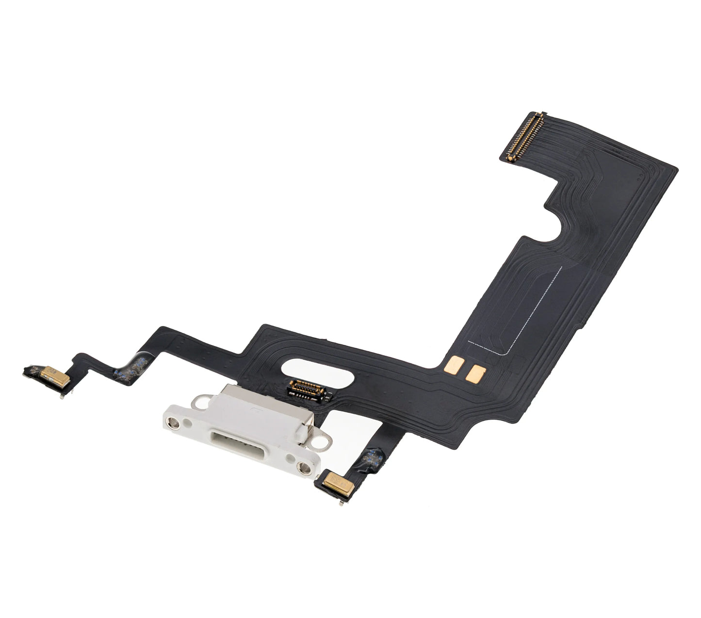 Charging Port Flex Cable For iPhone XR (Pull) (White)