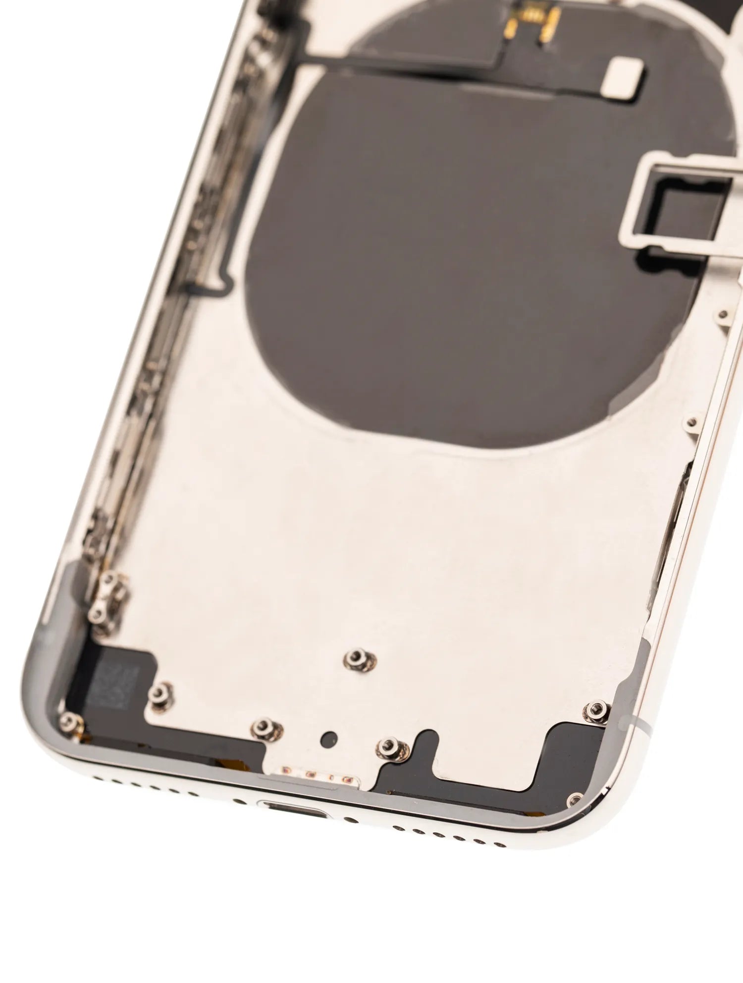 Back Housing W/ Small Components Pre-Installed For iPhone X (Used OEM) (Pull) (Silver)