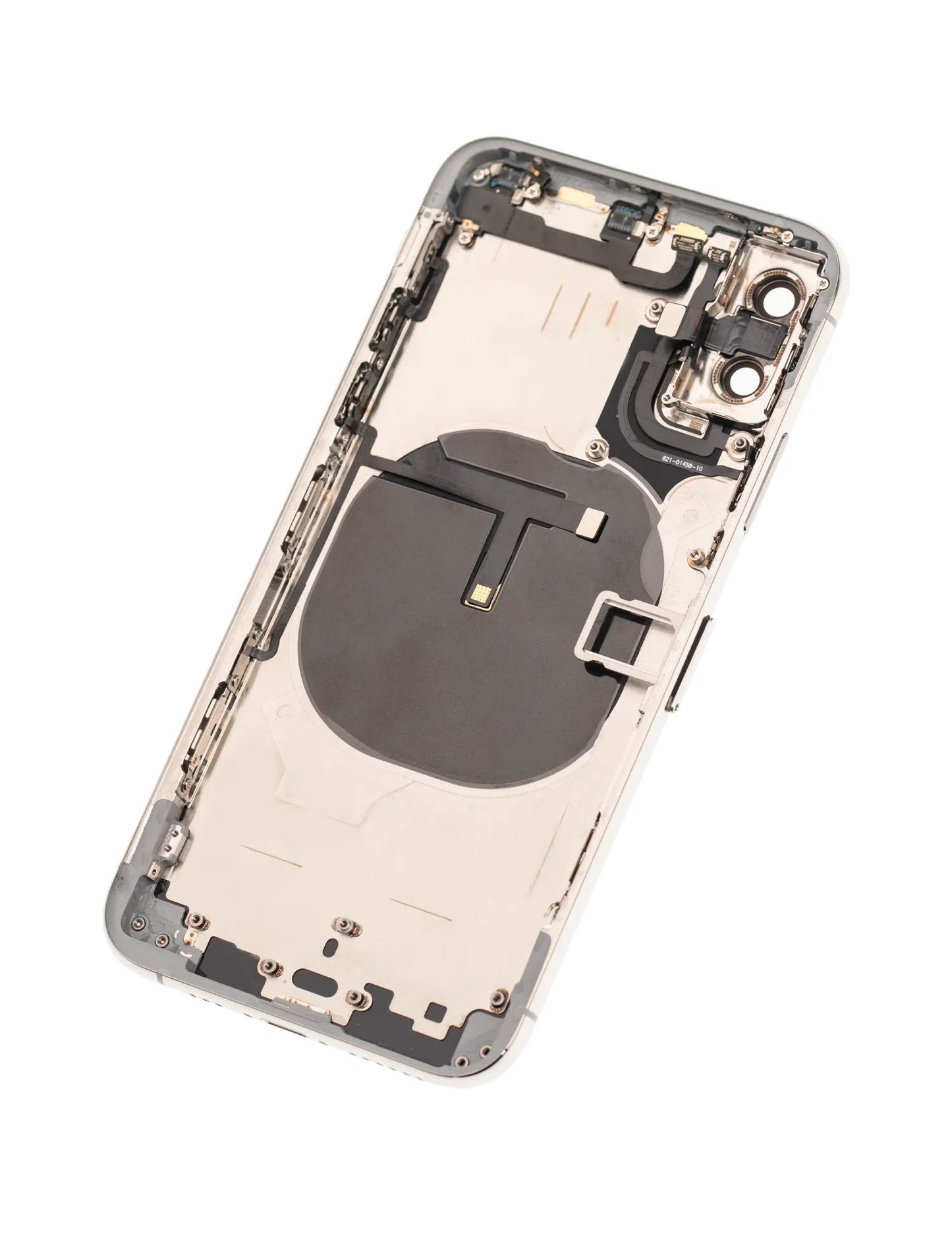 Back Housing W/ Small Components Pre-Installed For iPhone XS (Used OEM) (Pull) (Silver)
