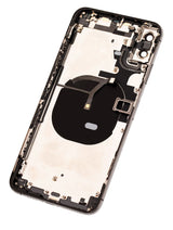 Back Housing W/ Small Components Pre-Installed For iPhone XS Max (Used OEM) (Pull) (Space Gray)