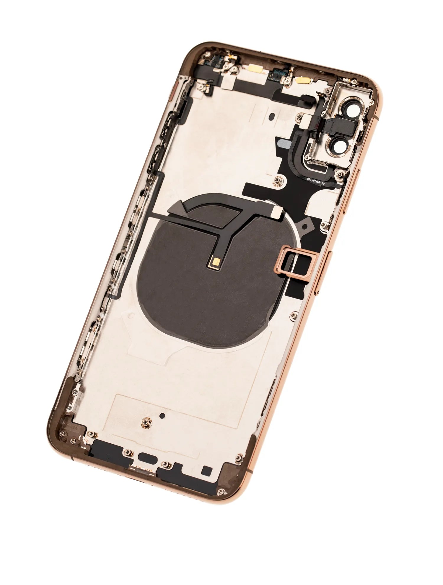 Back Housing W/ Small Components Pre-Installed For iPhone XS Max (Used OEM) (Pull) (Gold)