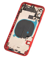 Back Housing W/ Small Components Pre-Installed For iPhone 11 (Used OEM) (Pull) (Red)