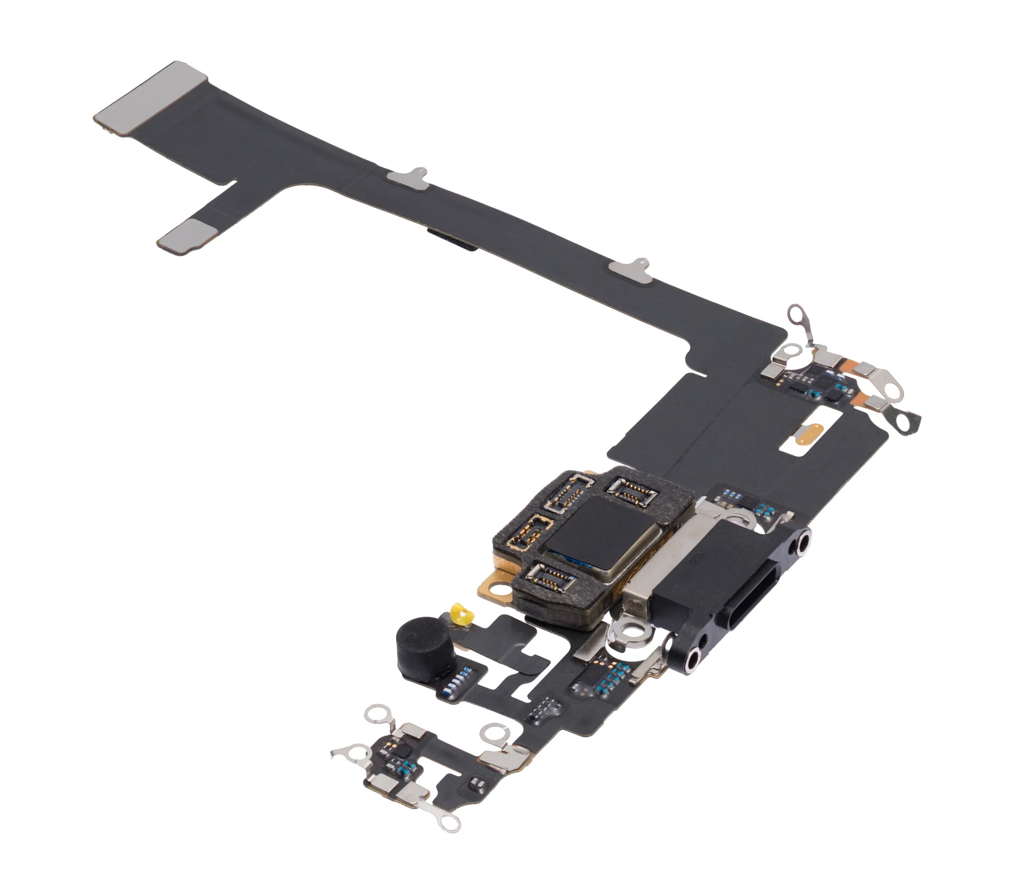 Charging Port Flex Cable With Board For iPhone 11 Pro (Used OEM) (Pull) (Space Gray)