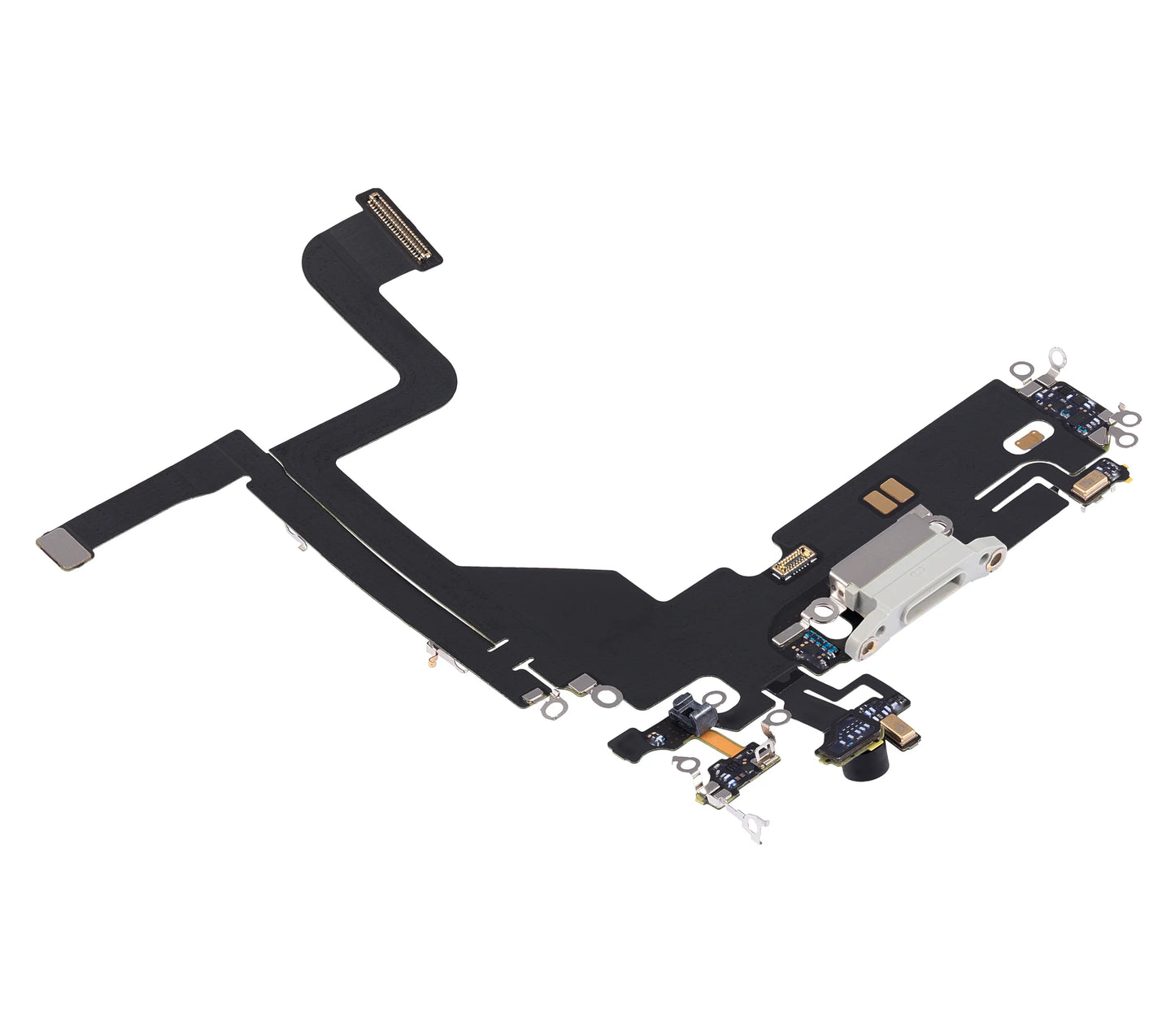 Charging Port Flex Cable For iPhone 13 Pro (Pull) (Silver)