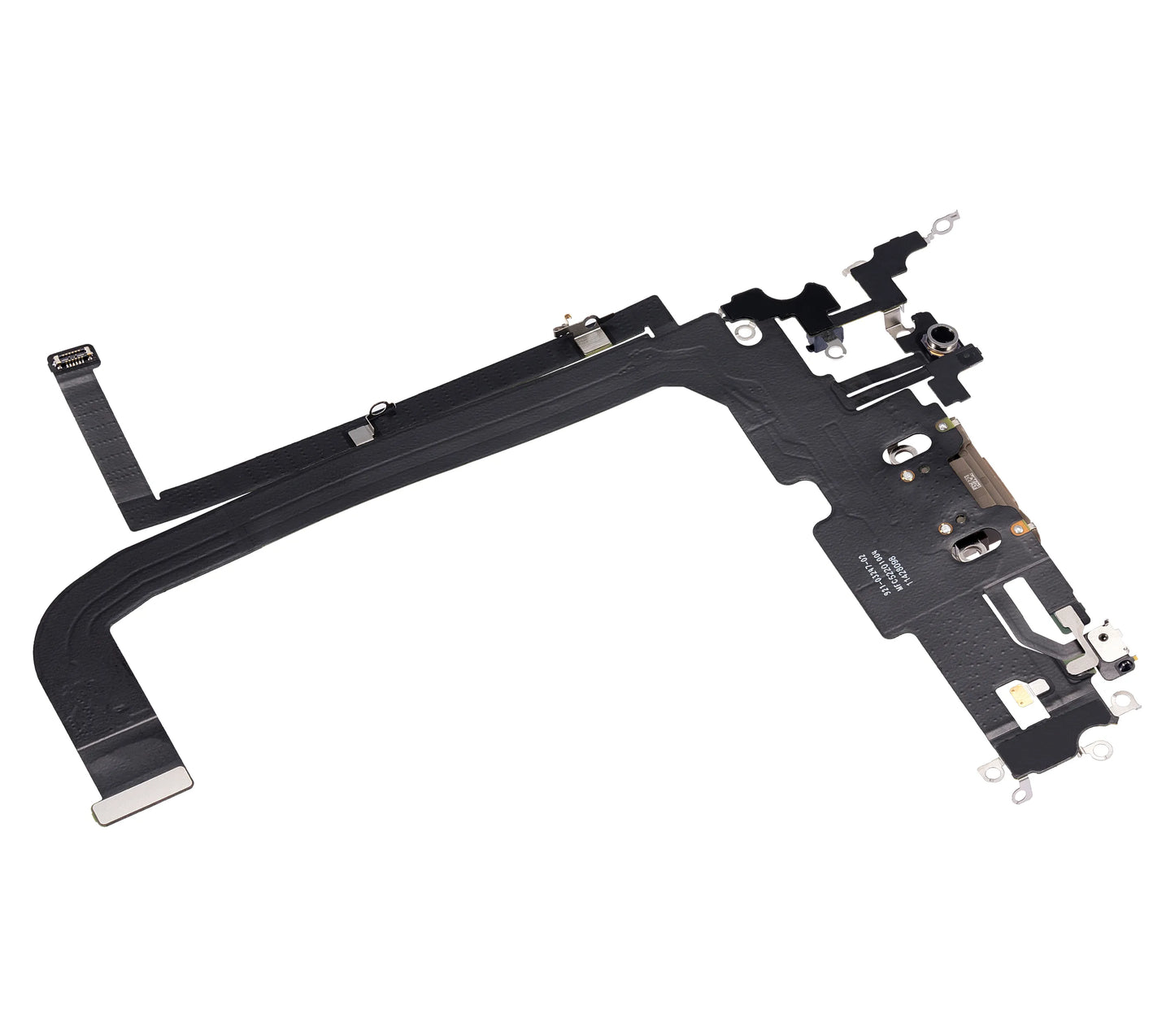 Charging Port Flex Cable For iPhone 13 Pro Max (Pull) (Silver)