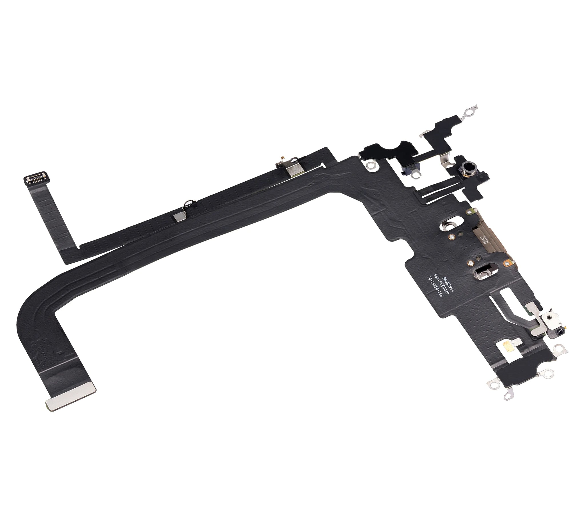 Charging Port Flex Cable For iPhone 13 Pro Max (Pull) (Silver)