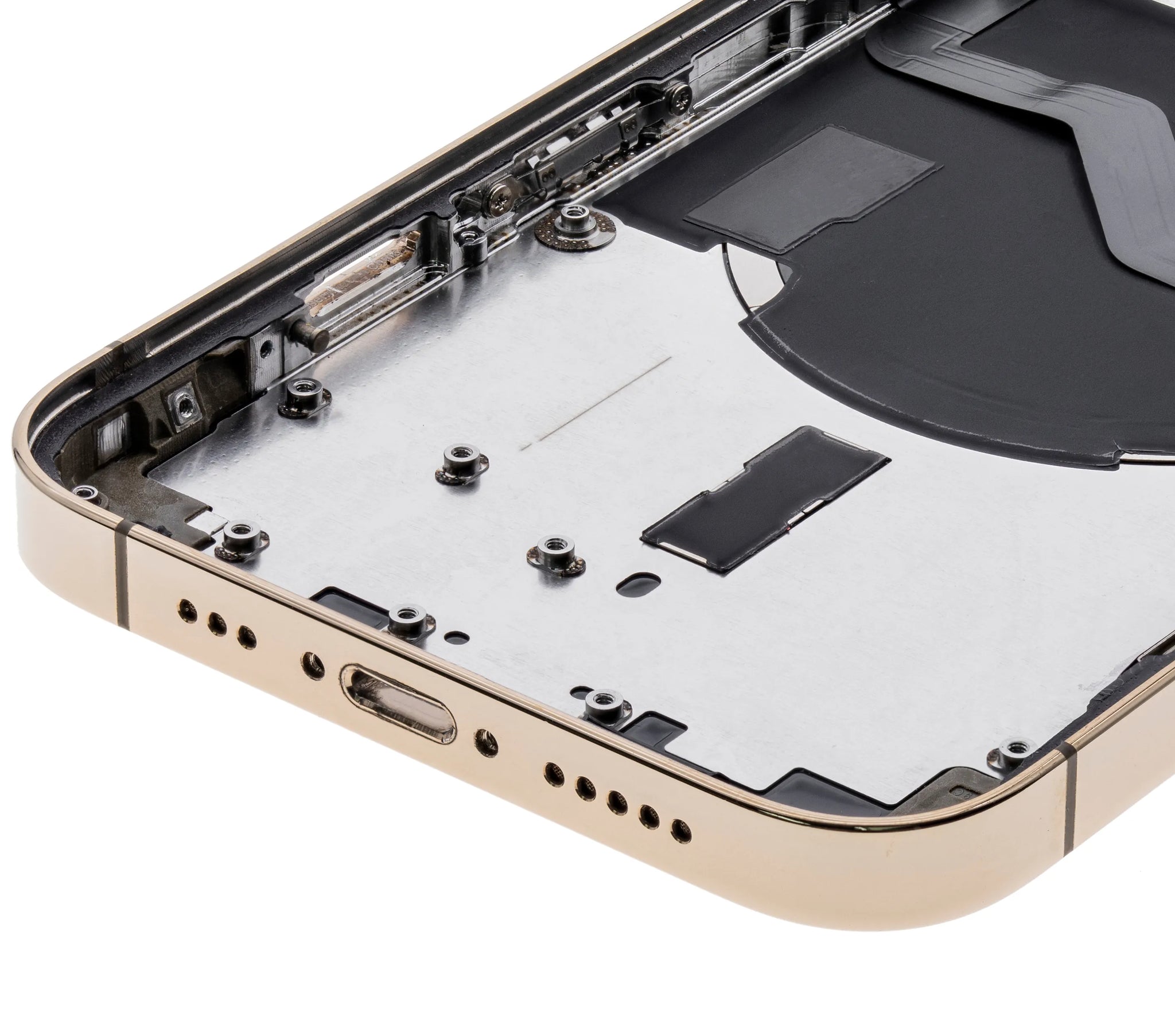 Back Housing W/ Small Parts For iPhone 12 Pro (US Version) (Used OEM) (Pull) (Gold)