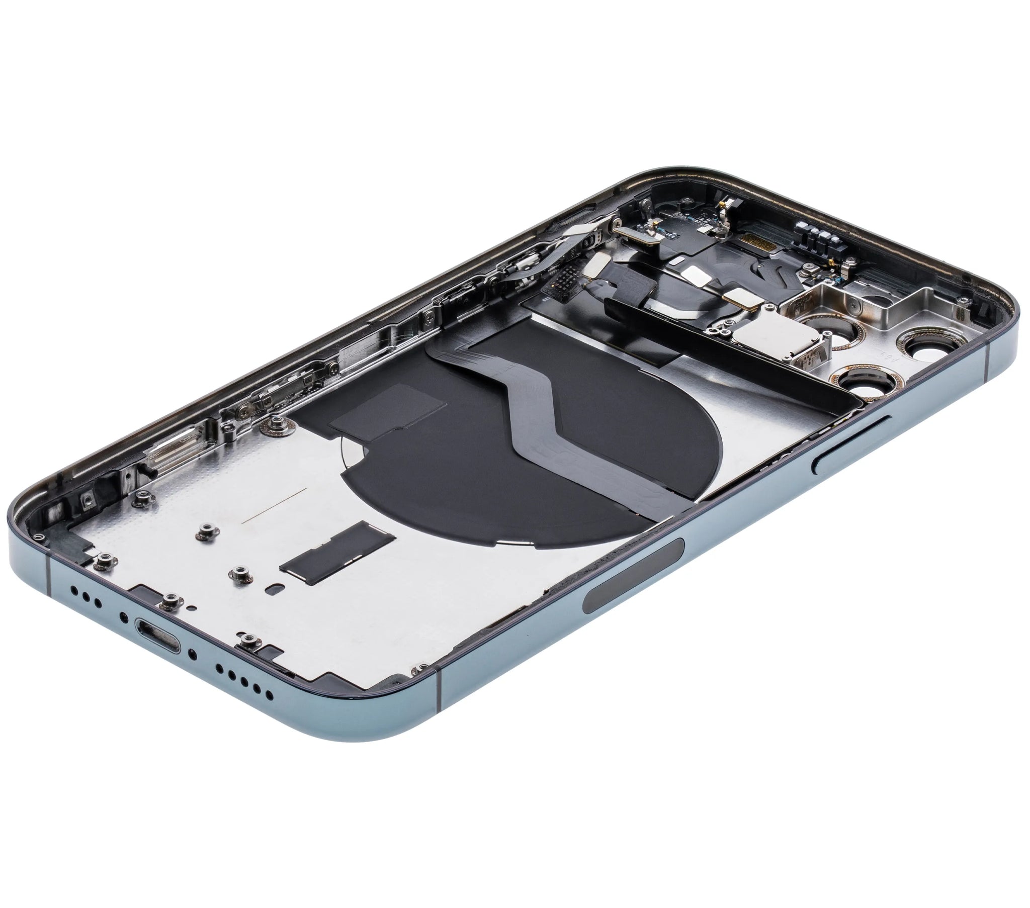 Back Housing W/ Small Parts For iPhone 12 Pro (US Version) (Used OEM) (Pull) (Pacific Blue)