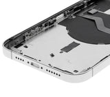 Back Housing W/ Charging Port Flex & Small Parts For iPhone 12 Pro Max (US Version) (Used OEM) (Pull) (Silver)