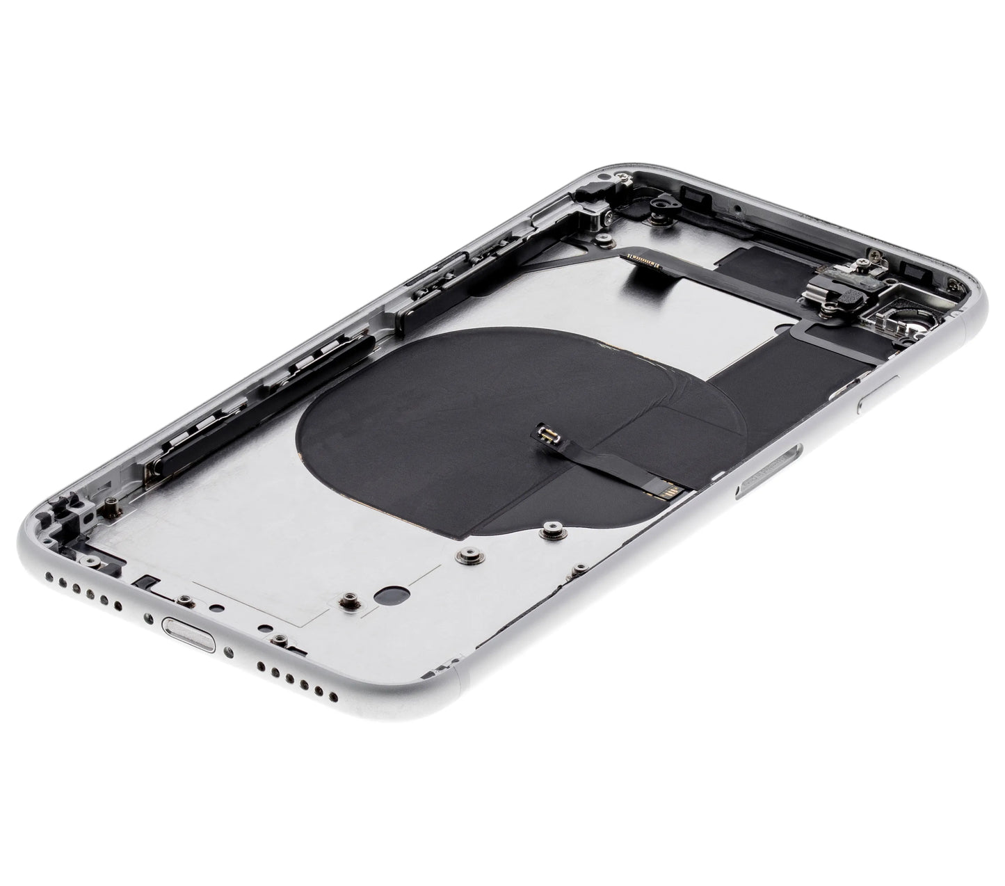 Back Housing W/ Small Components Pre-Installed For iPhone SE (2020) (Used OEM) (Pull) (White)