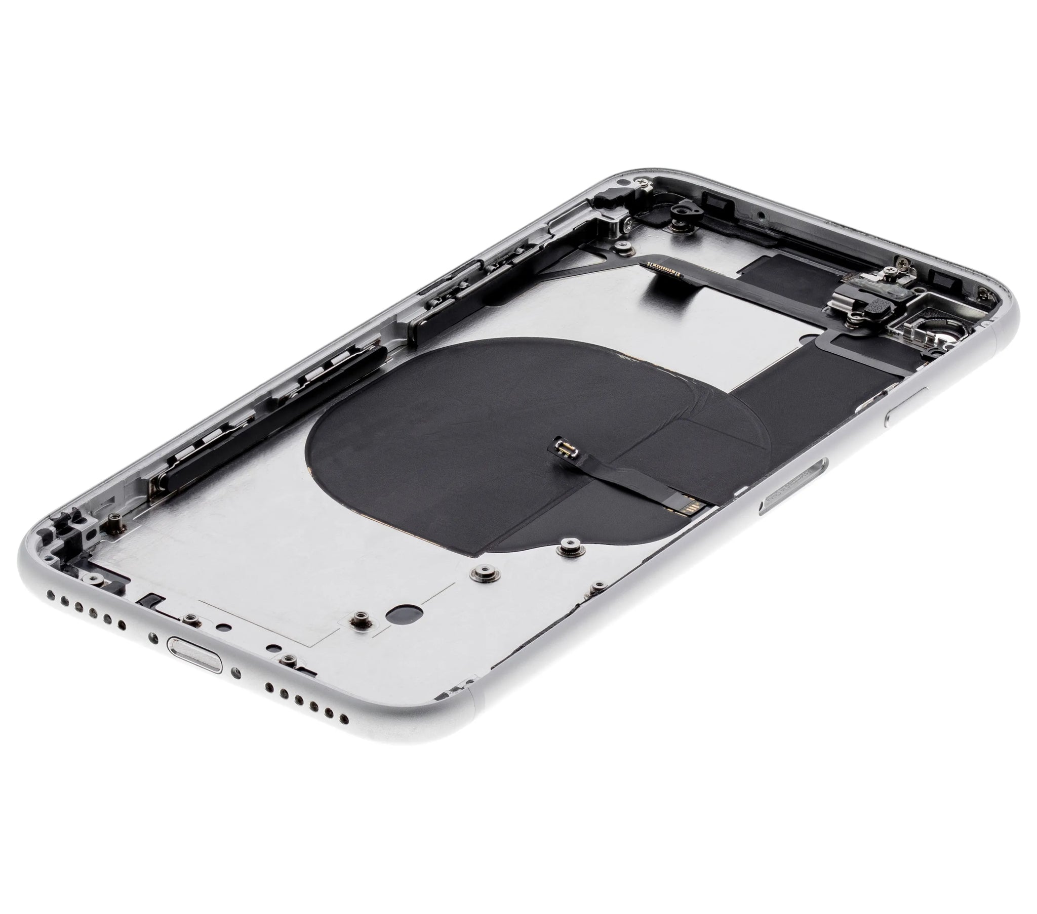 Back Housing W/ Small Components Pre-Installed For iPhone SE (2020) (Used OEM) (Pull) (White)