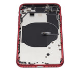 Back Housing W/ Small Components Pre-Installed For iPhone SE (2022) (Pull) (Red)