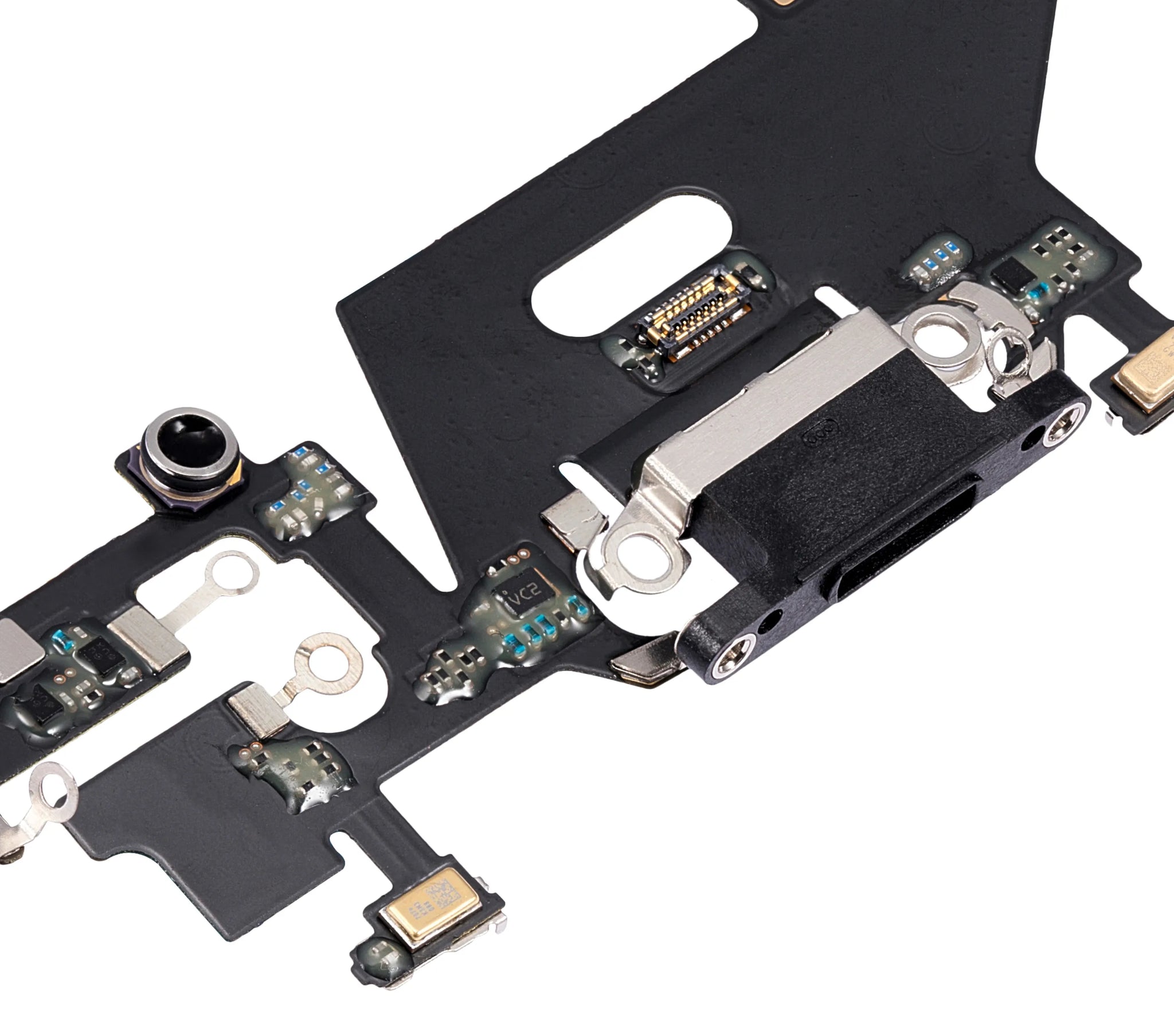 Charging Port Flex Cable For iPhone 11 (Aftermarket Plus) (Black)