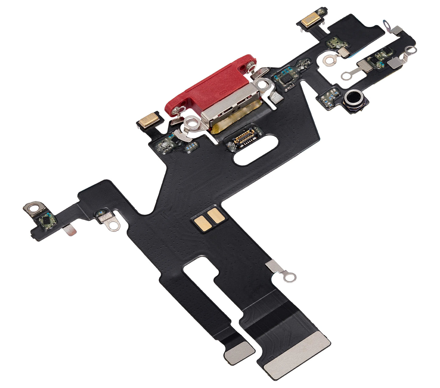Charging Port Flex Cable For iPhone 11 (Red) (Pull)