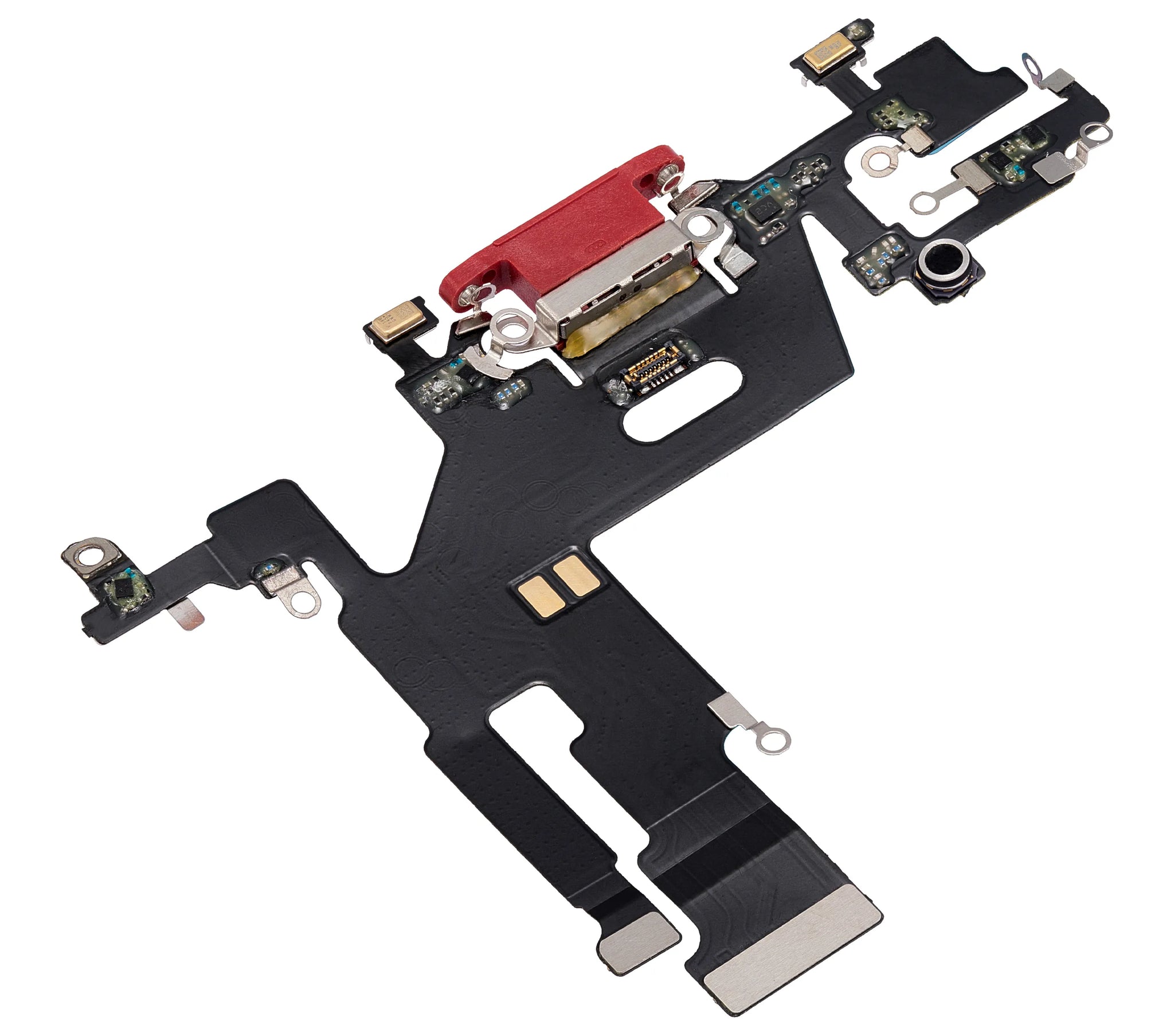 Charging Port Flex Cable For iPhone 11 (Red) (Pull)