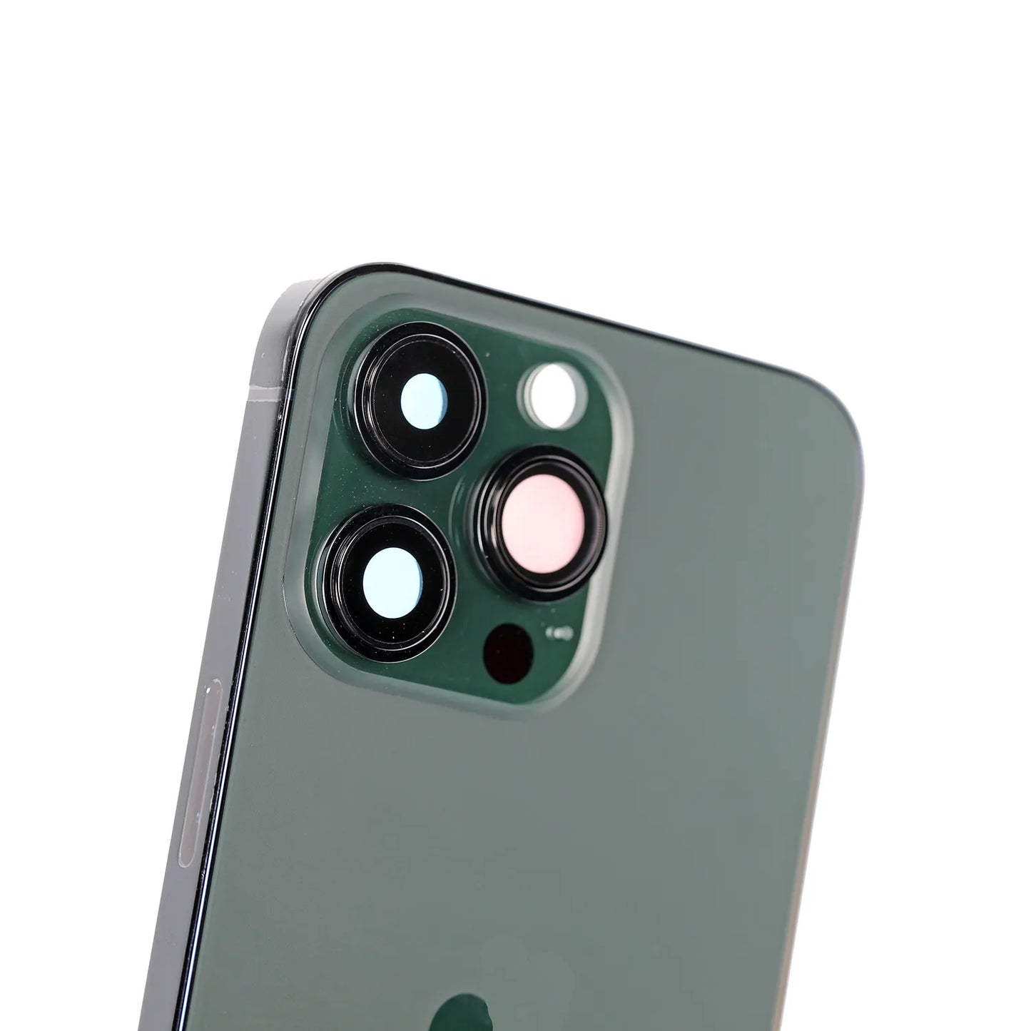 Back Housing W/ Charging Port Flex & Small Parts For iPhone 13 Pro (US Version) (Used OEM) (Pull) (Alpine Green)