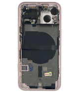 Back Housing W/ Small Parts For iPhone 13 (US Version) (Pull) (Pink)