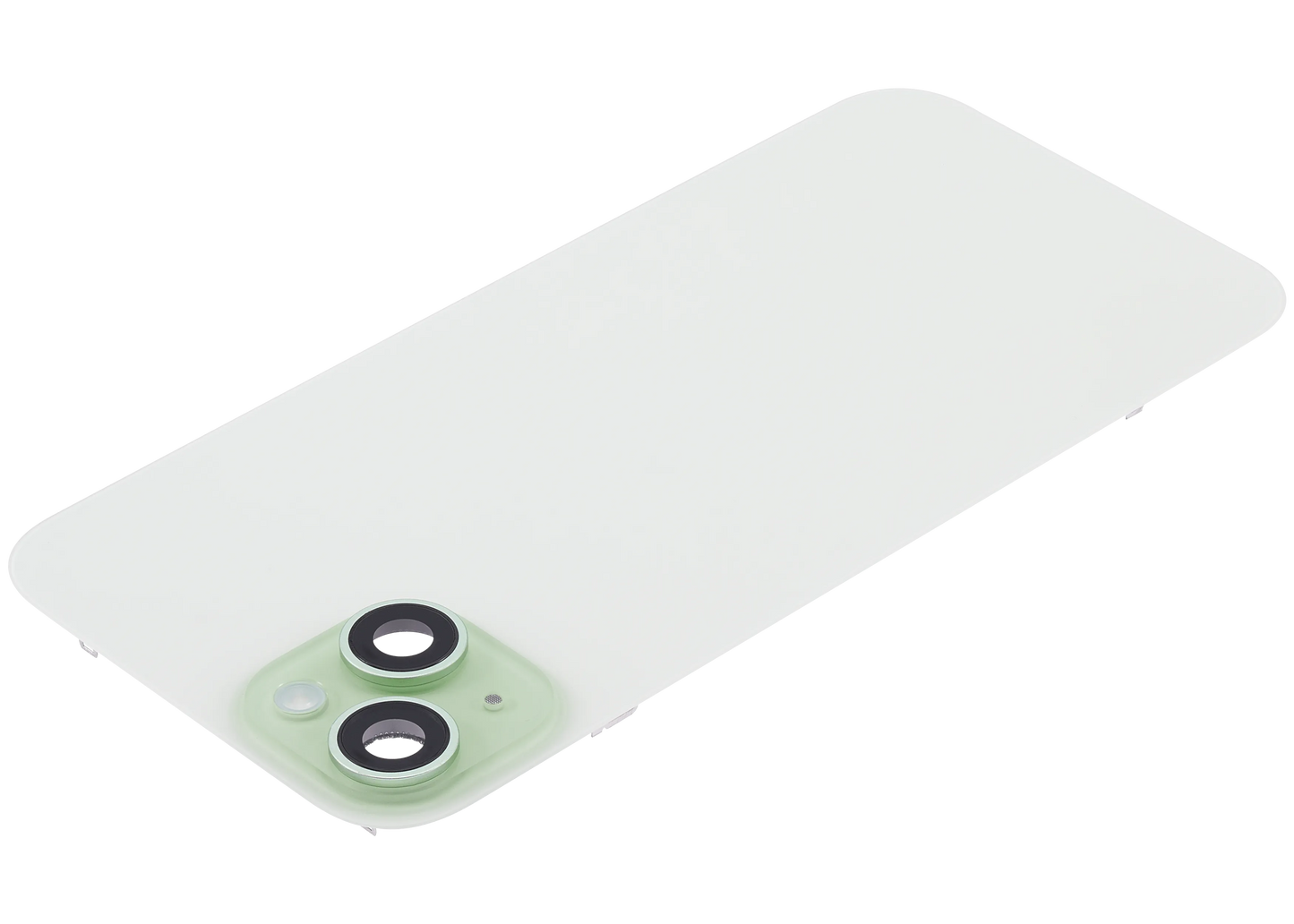 Back Glass w/ MagSafe Magnet & NFC & Flashlight Flex For iPhone 15 Plus (Pull) (Green)