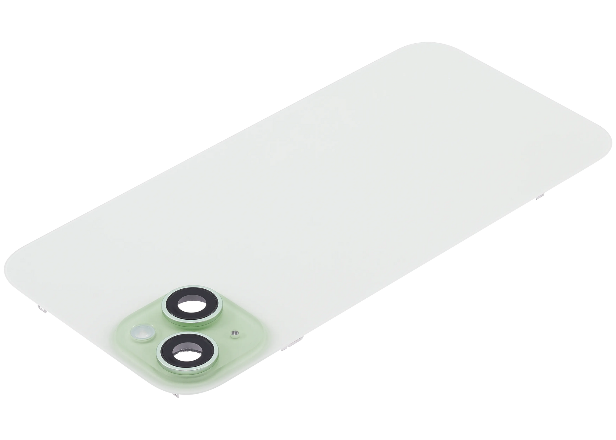 Back Glass w/ MagSafe Magnet & NFC & Flashlight Flex For iPhone 15 Plus (Pull) (Green)