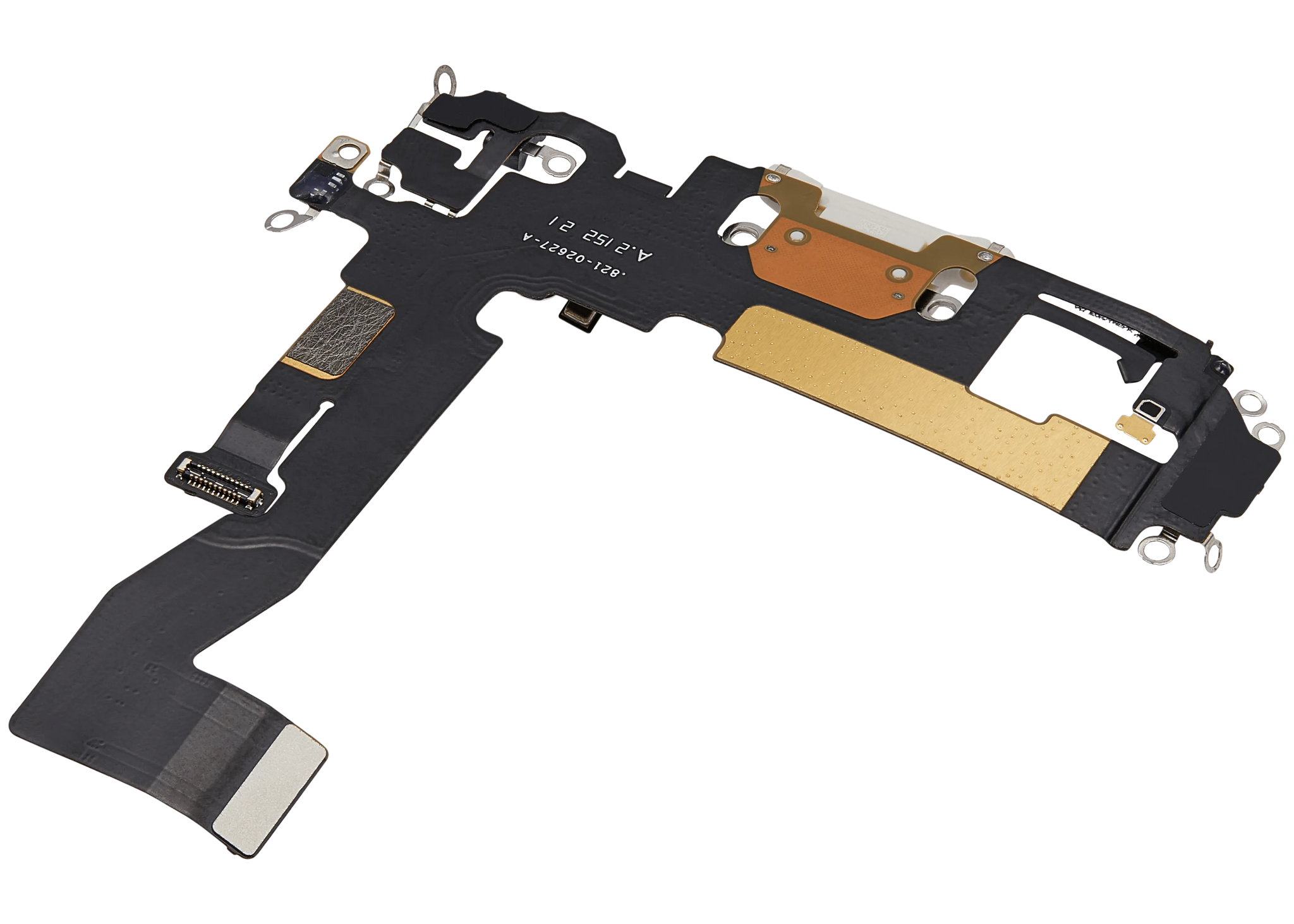 Charging Port Flex Cable For iPhone 12 (Pull) (White)
