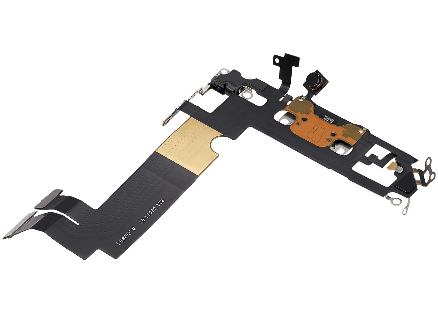 Charging Port Flex Cable For iPhone 12 Mini (Pull) (Black)