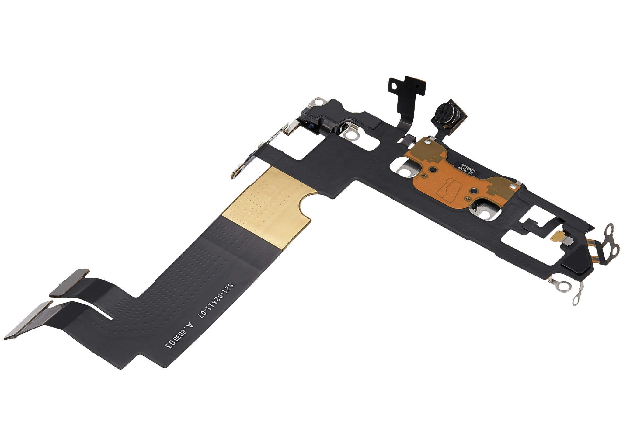 Charging Port Flex Cable For iPhone 12 Mini (Pull) (Black)