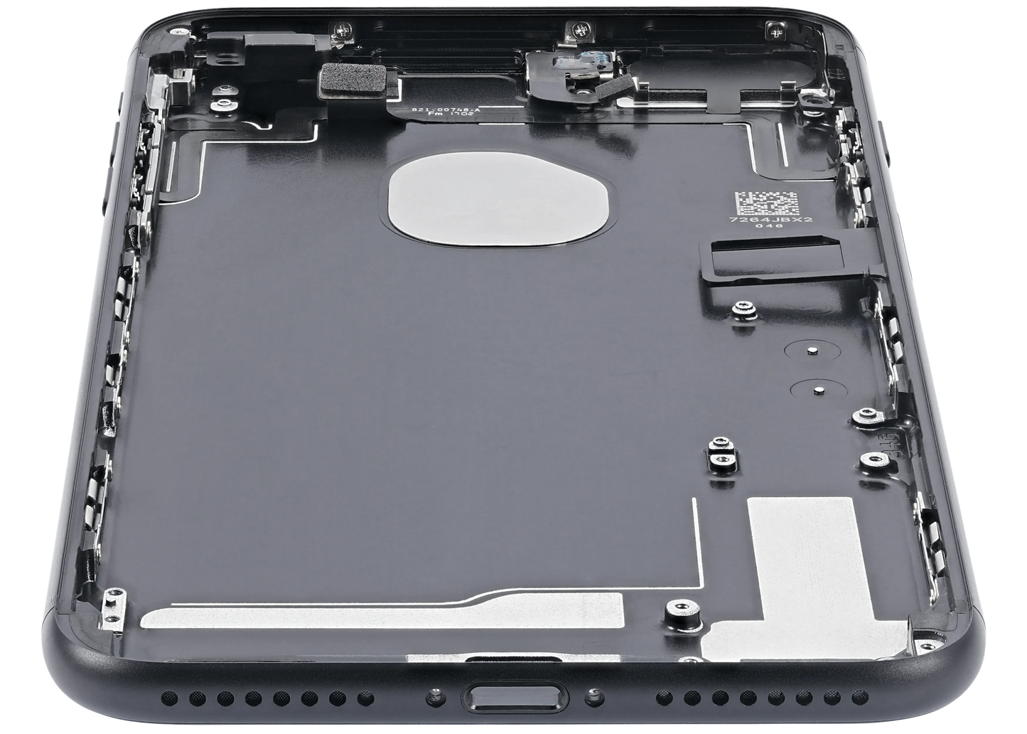 Back Housing W/ Small Components Pre-Installed For iPhone 7 Plus (Pull) (Matte Black)