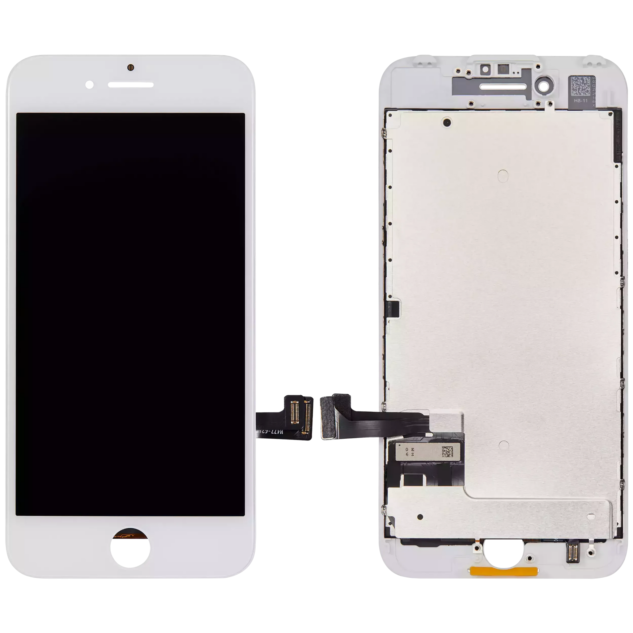 LCD Assembly With Steel Plate For iPhone 7 (Incell) (White)