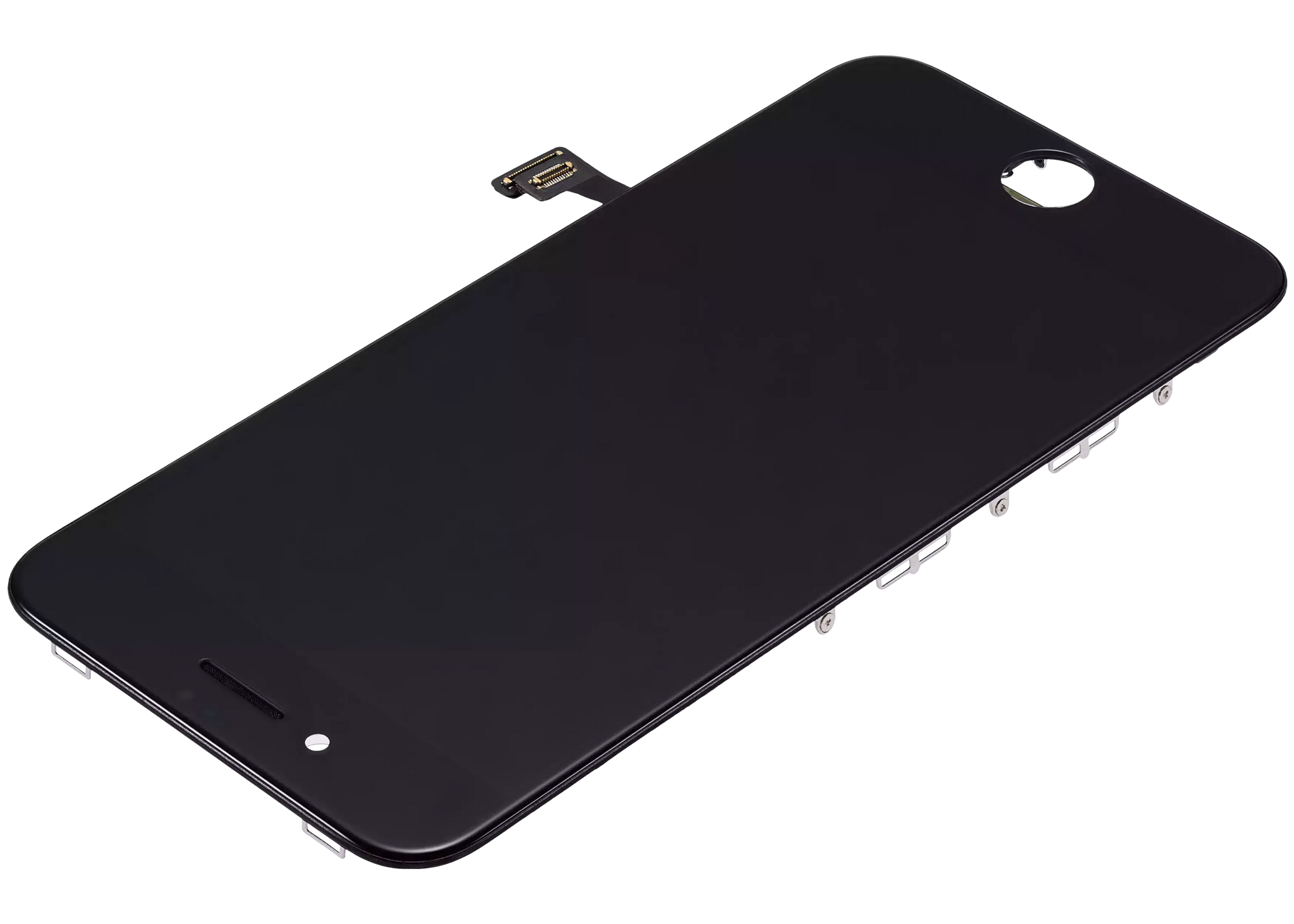 LCD Assembly With Steel Plate For iPhone 8 / SE (2020 / 2022) (Refurbished) (Black)