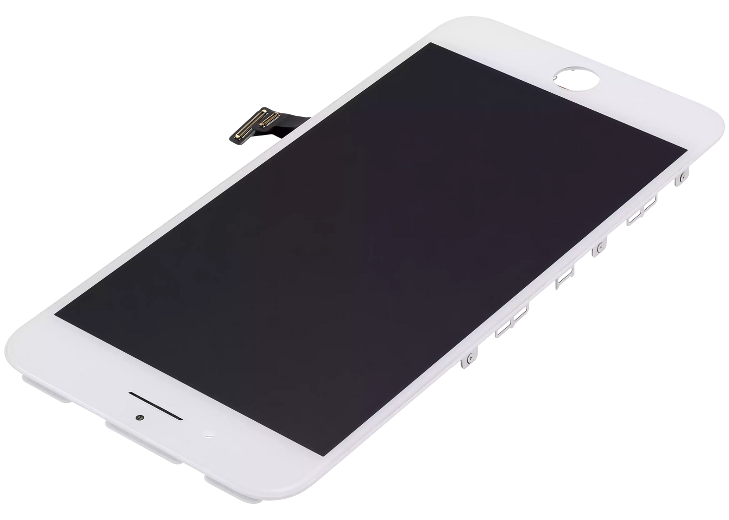 LCD Assembly With Steel Plate For iPhone 7 Plus (Refurbished: LG) (White)