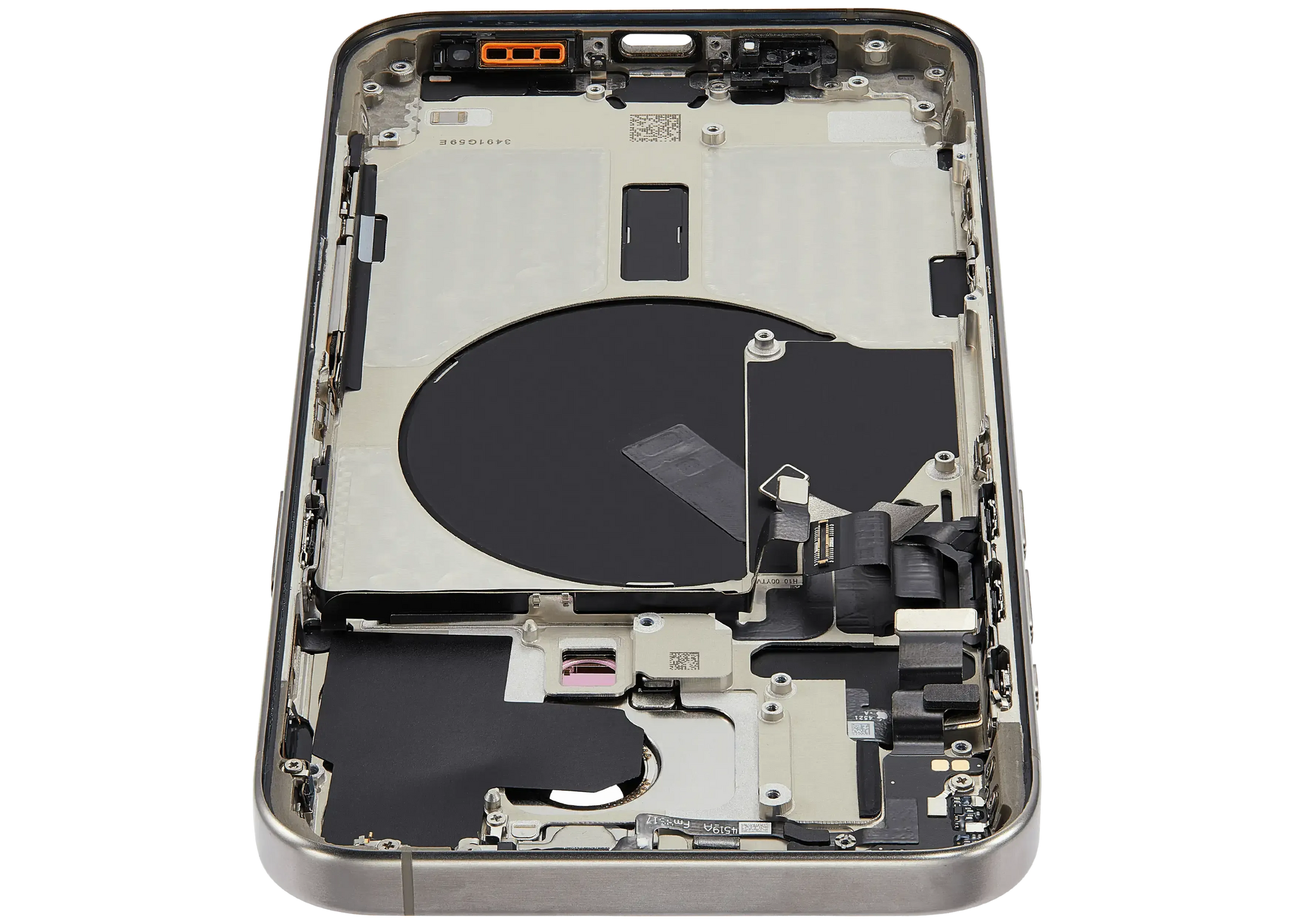Back Housing W/ Small Parts For iPhone 15 Pro Max (US Version) (Pull) (Natural Titanium)