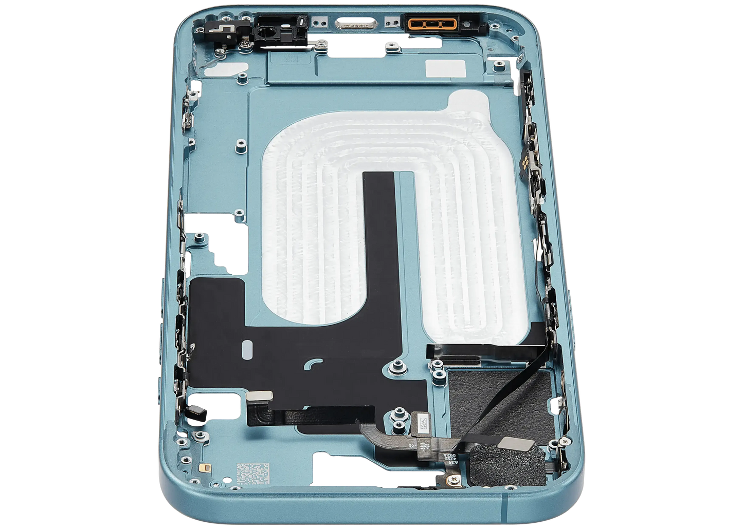 Mid-Frame Housing W/ Small Parts For iPhone 16 Plus (US Version) (Pull) (Teal)