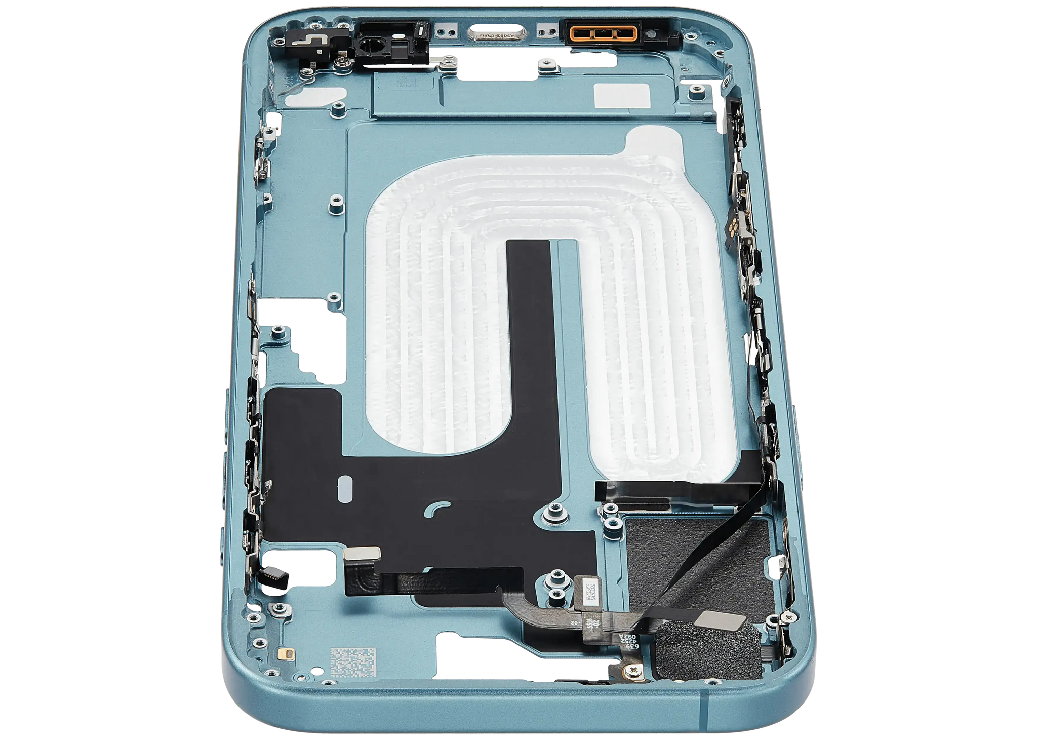 Mid-Frame Housing W/ Small Parts For iPhone 16 Plus (US Version) (Pull) (Teal)