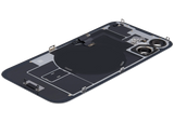 Back Glass w/ MagSafe Magnet & NFC & Flashlight Flex For iPhone 16 (Pull) (White)