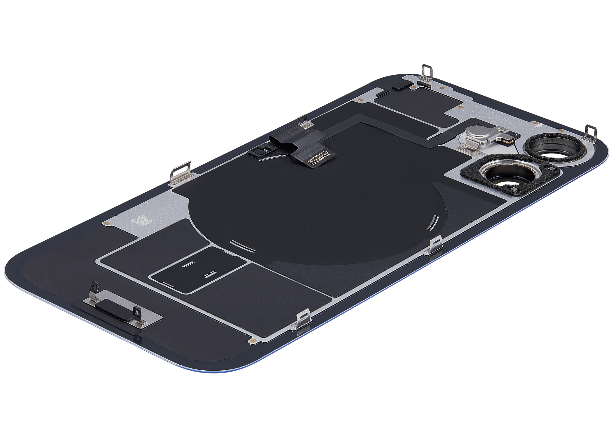 Back Glass w/ MagSafe Magnet & NFC & Flashlight Flex For iPhone 16 (Pull) (Ultramarine)
