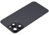 Back Glass w/ MagSafe Magnet & NFC & Flashlight Flex For iPhone 15 Pro Max (Pull) (Black Titanium)