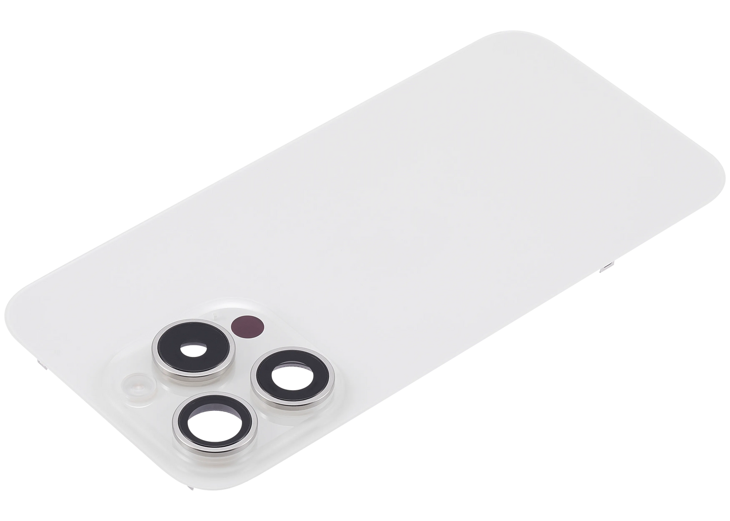 Back Glass w/ MagSafe Magnet & NFC & Flashlight Flex For iPhone 15 Pro (Pull) (White Titanium)