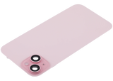Back Glass w/ MagSafe Magnet & NFC & Flashlight Flex For iPhone 15 Plus (Pull) (Pink)