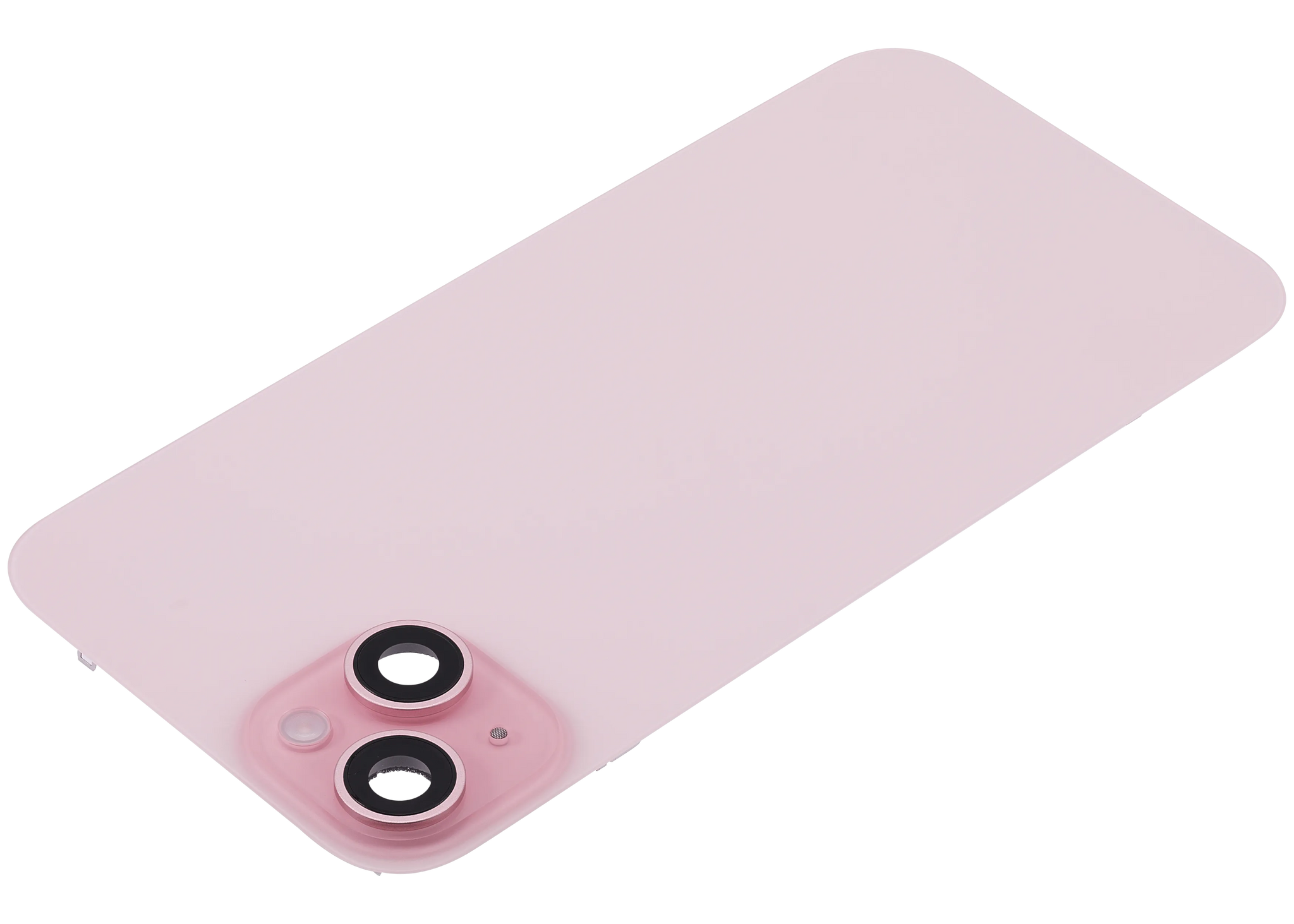 Back Glass w/ MagSafe Magnet & NFC & Flashlight Flex For iPhone 15 Plus (Pull) (Pink)