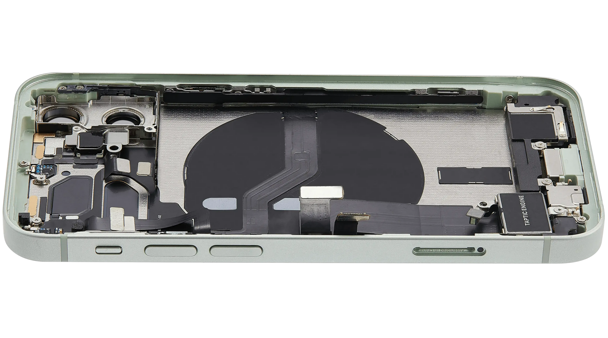 Back Housing W/ Charging Port Flex & Small Parts For iPhone 12 Mini (EU / Global Version) (Pull) (Green)