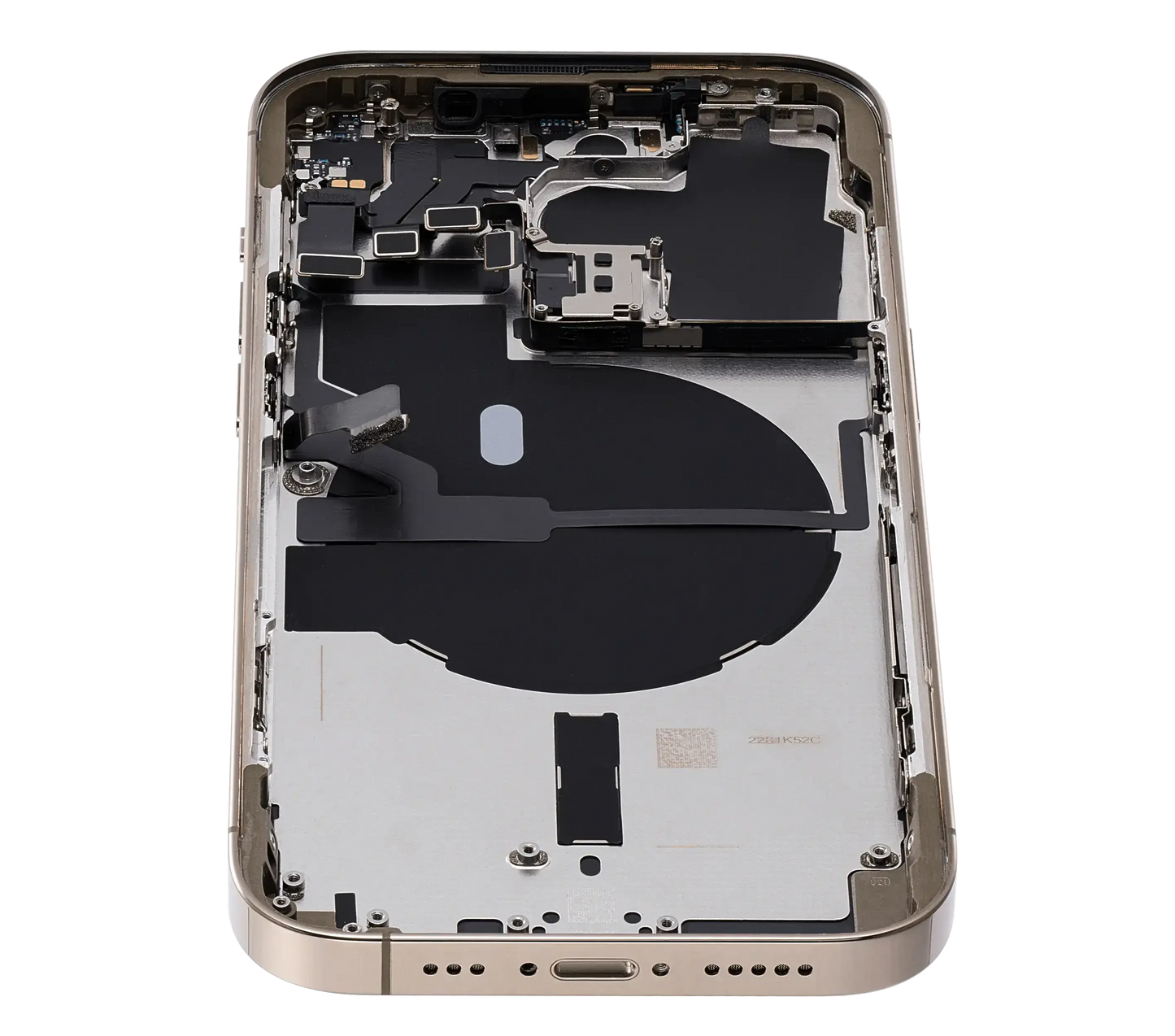 Back Housing W/ Small Parts For iPhone 14 Pro (US Version) (Pull) (Gold)