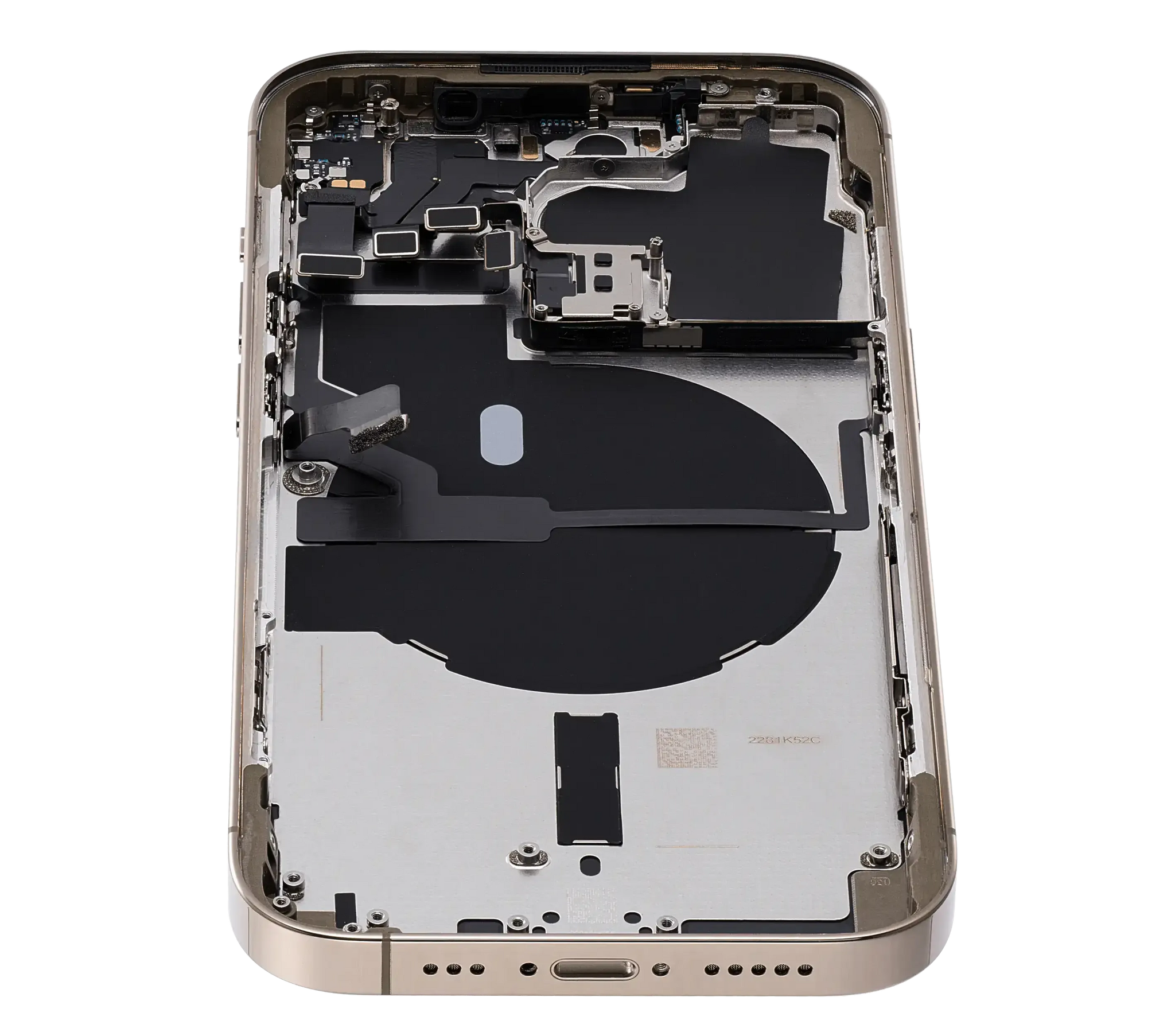Back Housing W/ Small Parts For iPhone 14 Pro (US Version) (Pull) (Gold)
