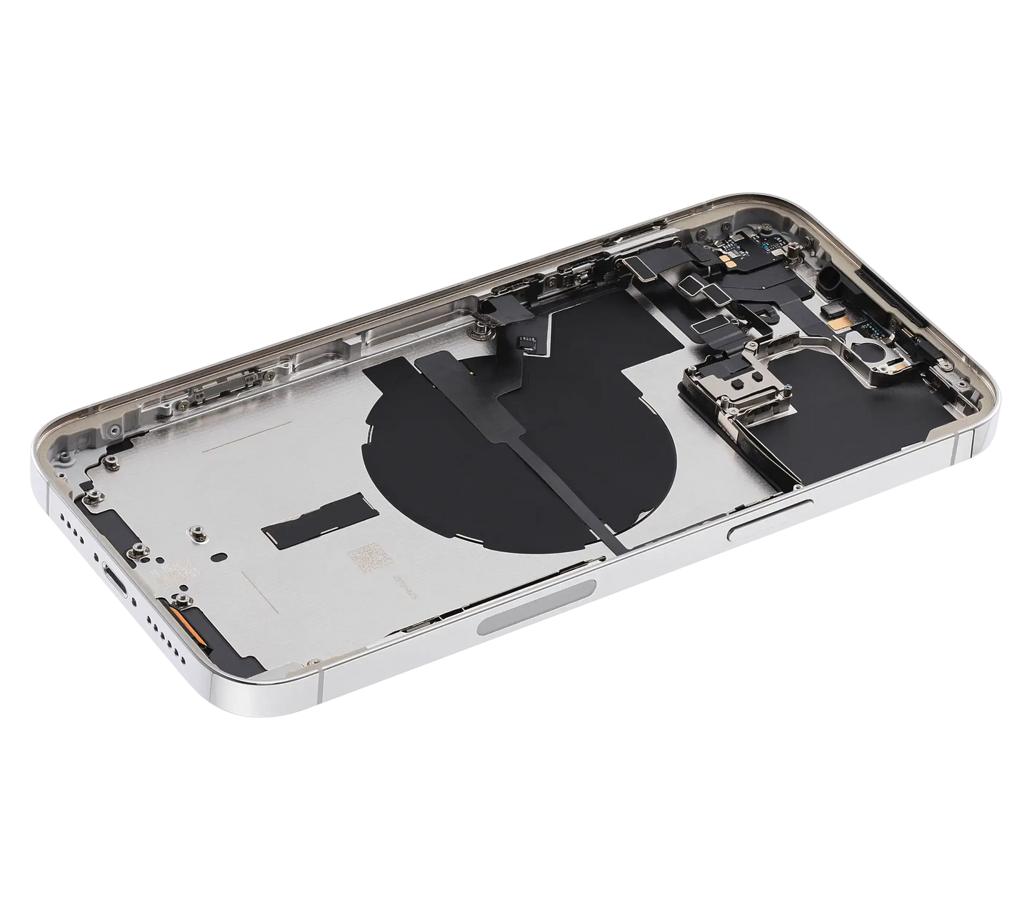 Back Housing W/ Small Parts For iPhone 14 Pro Max (US Version) (Pull) (Silver)