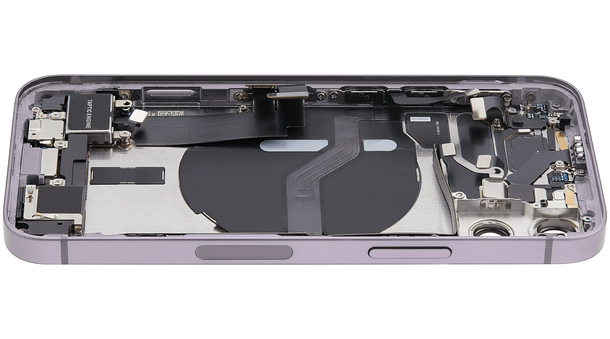Back Housing W/ Charging Port Flex & Small Parts For iPhone 12 Mini (US Version) (Pull) (Purple)