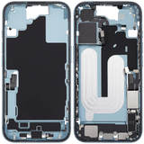 Mid-Frame Housing W/ Charging Port Flex & Small Parts For iPhone 16 (US Version) (Pull) (Teal)
