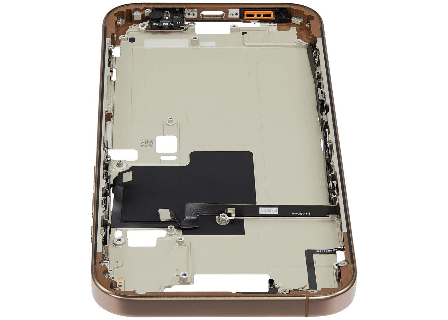 Mid-Frame Housing W/ Small Parts For iPhone 16 Pro Max (EU / Global Version) (Pull) (Desert Titanium)