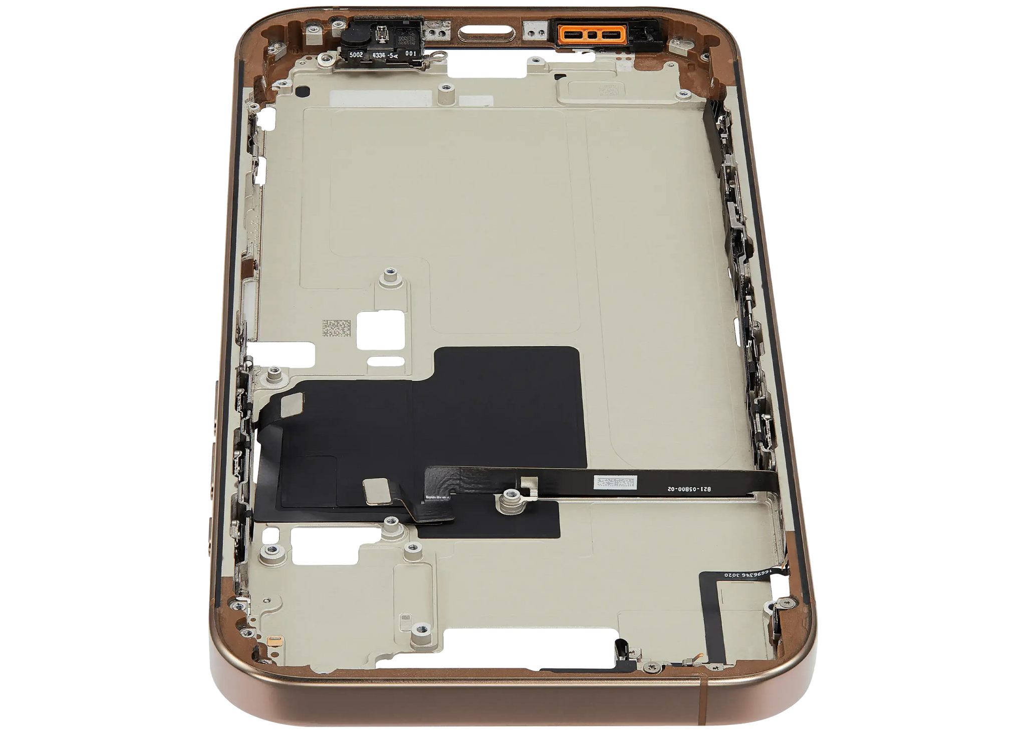 Mid-Frame Housing W/ Small Parts For iPhone 16 Pro Max (EU / Global Version) (Pull) (Desert Titanium)