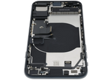 Back Housing W/ Charging Port Flex and Small Components Pre-Installed For iPhone SE (2022) (Used OEM) (Pull) (Midnight)
